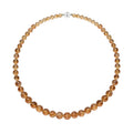 8-12mm Citrin 50cm Halskette - 319 ct.