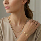 Italienisches 19cm Armband und 50cm Halskette