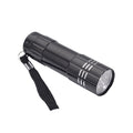 Mini-UV-Licht Taschenlampe, Metall, Kratzfest, (AAA Batterien nicht inklusive), 150g