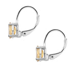 Citrin-Ohrringe, 925 Silber ca. 1,50 ct
