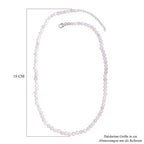 Weiße Opal-Halskette, ca. 45 cm, 925 Silber ca. 72.00 ct