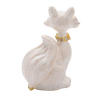Tablettendöschen mit weißen Kristallen, emailliert, weiß, 5,2x7,2 cm, Fuchs