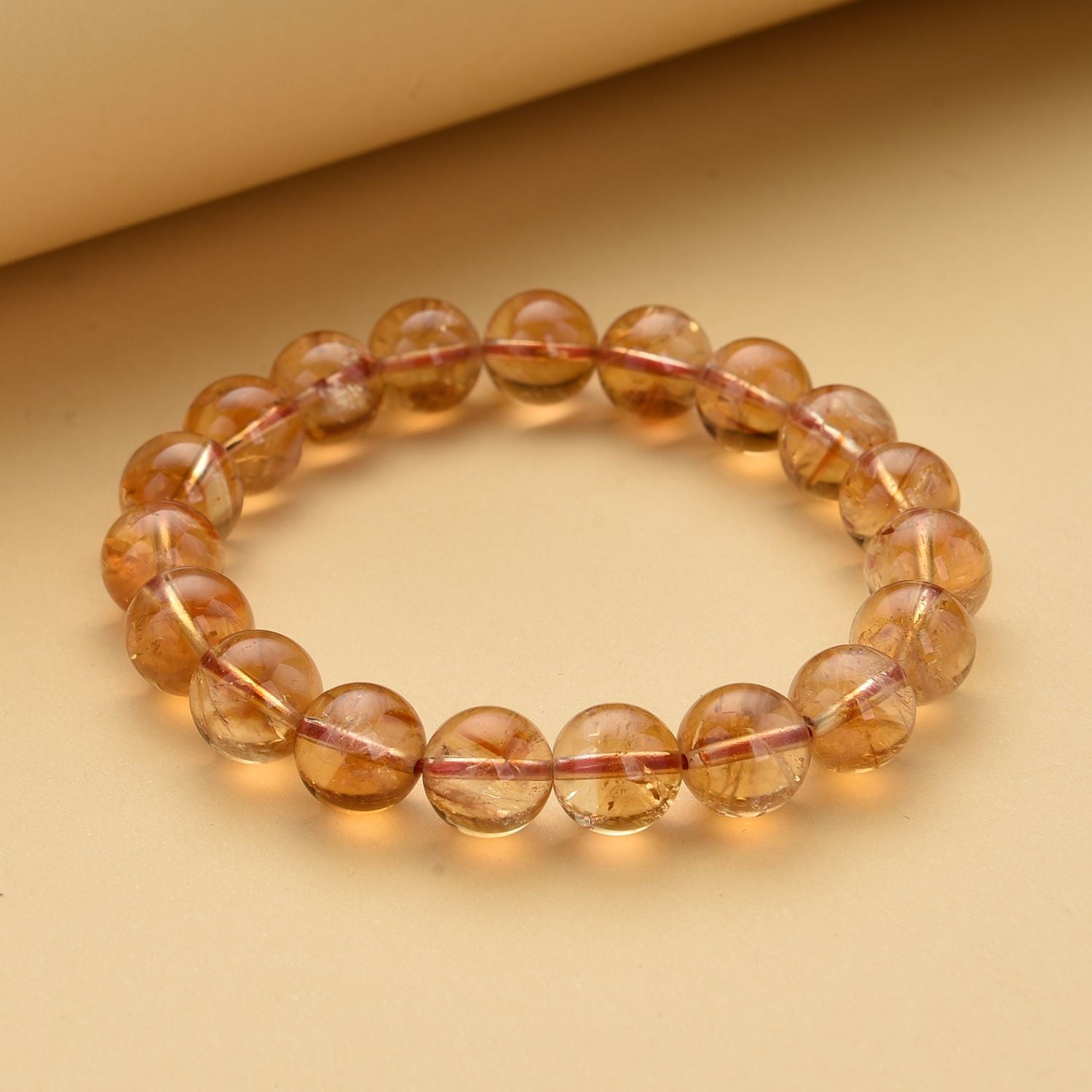 Flexibles Citrin Armband, ca. 16.5-19.0 cm, ca. 157.50 ct