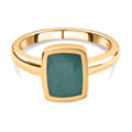 Grandidierit-Ring, 925 Silber vergoldet (Größe 18.00) ca. 2.30 ct