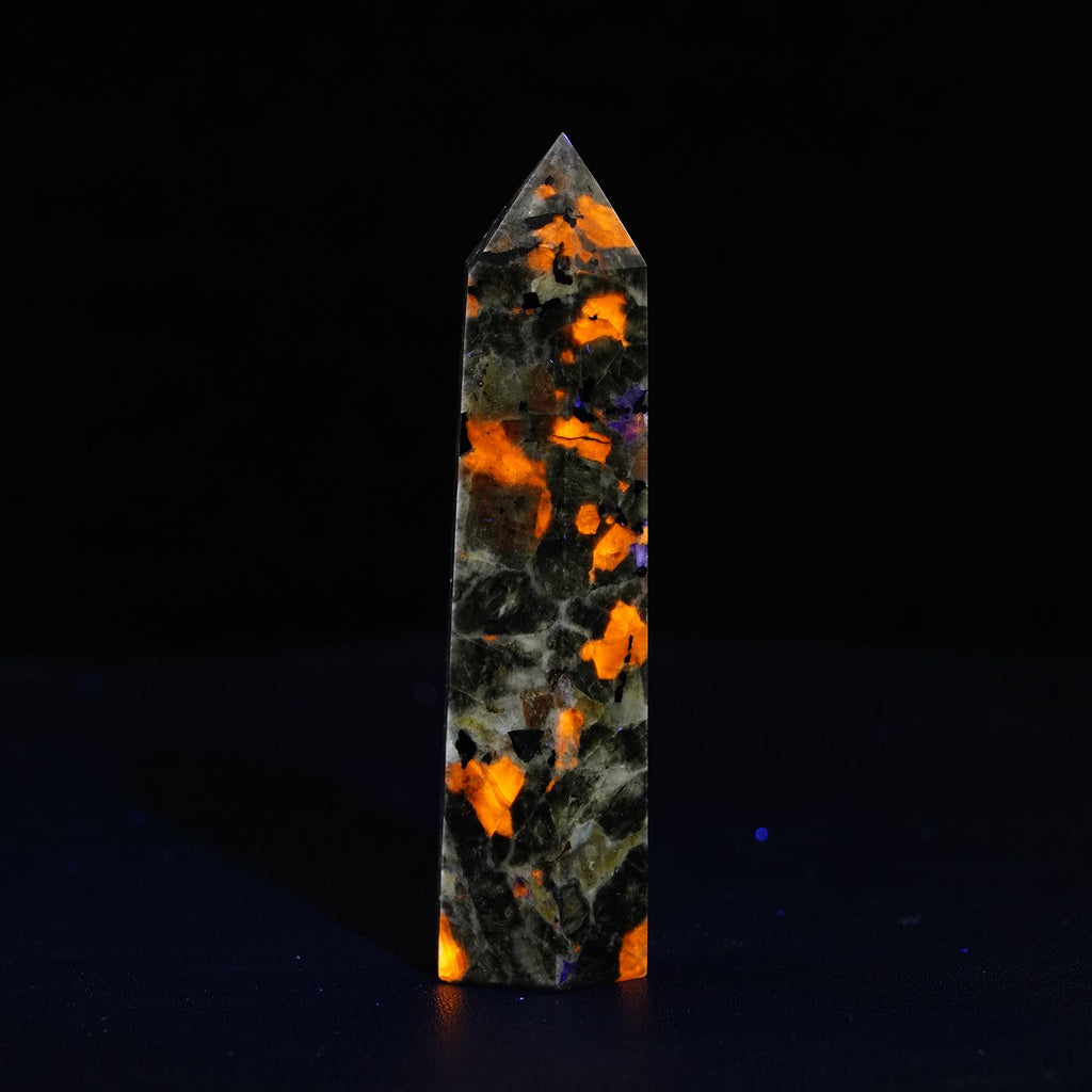 Natürlicher, dekorativer Yooperlith, 9-10cm, 110-130g