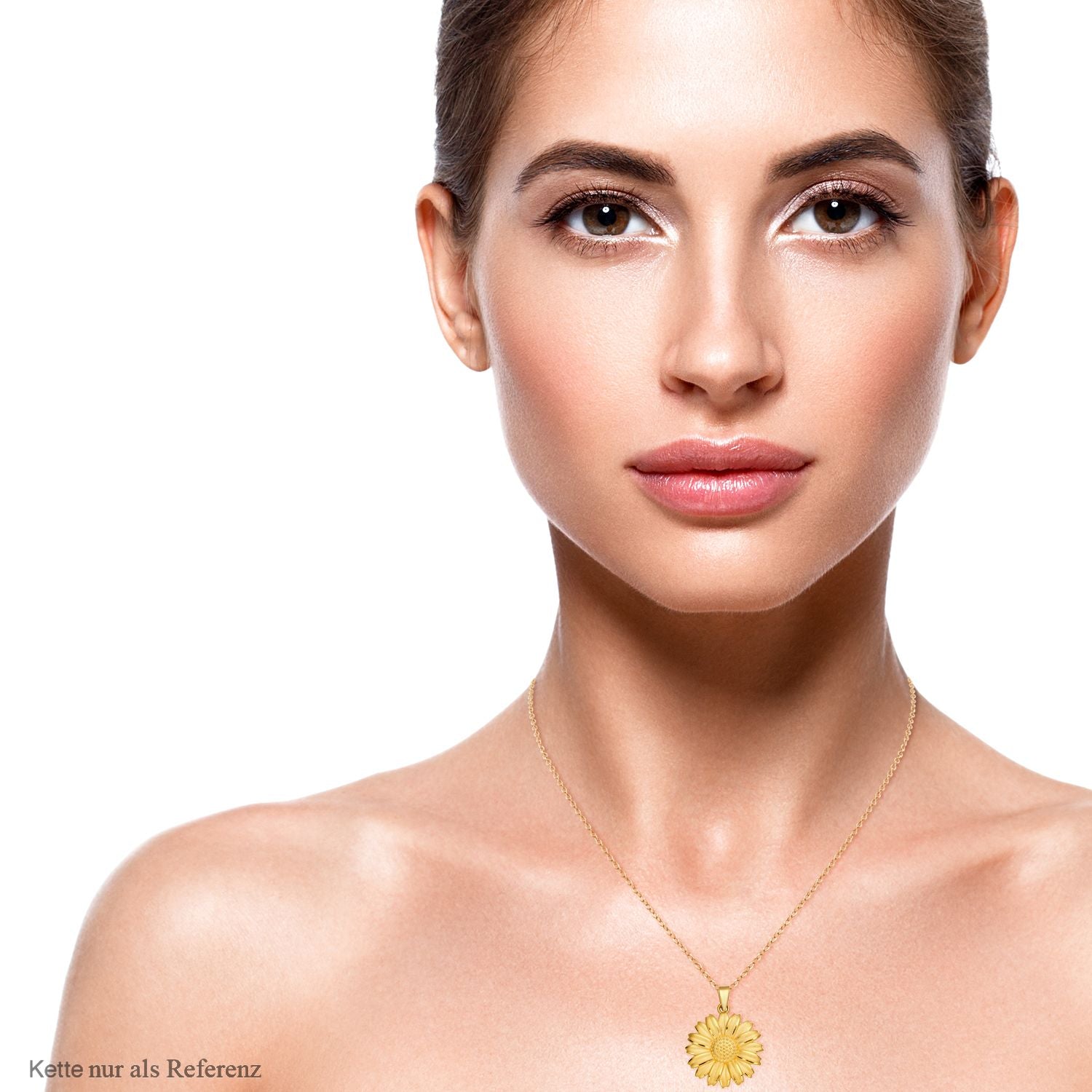 Exklusives Angebot - Feingold Sonnenblumen-Anhänger, 999 Gold ca. 2,34g