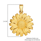 Exklusives Angebot - Feingold Sonnenblumen-Anhänger, 999 Gold ca. 2,34g