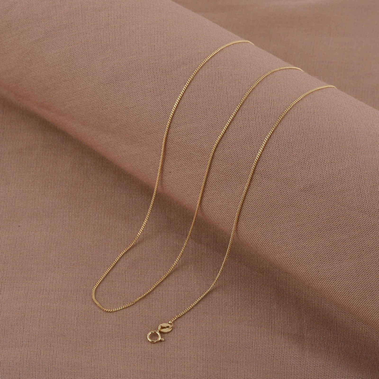 ILIANA - Kandare-Kette, ca. 50 cm, 750 Gelbgold