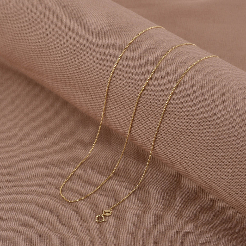 ILIANA - Kandare-Kette, ca. 50 cm, 750 Gelbgold