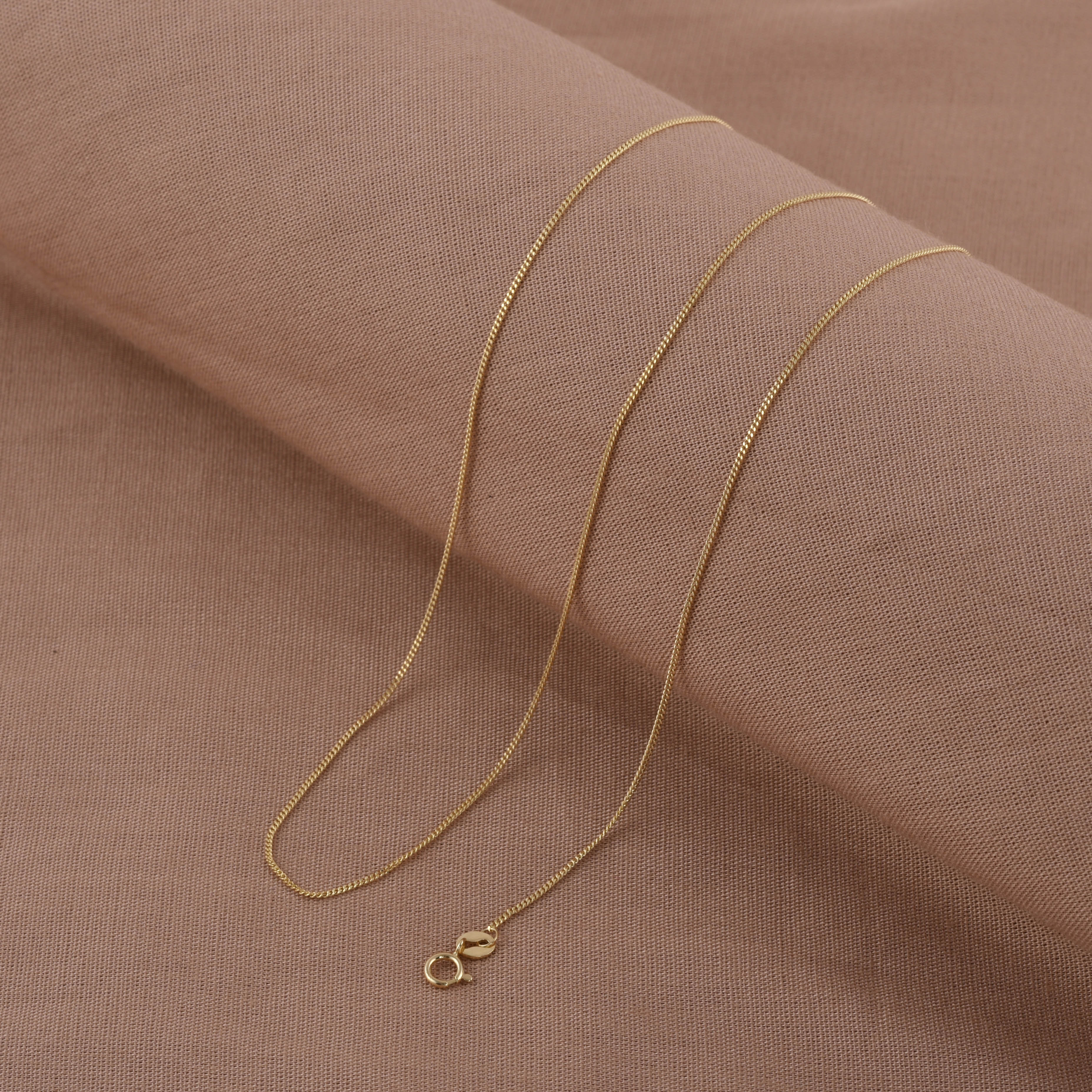 ILIANA - Kandare-Kette, ca. 50 cm, 750 Gelbgold