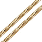 Spiga-Halskette, goldfarben, ca. 45 cm, reiner Edelstahl ca. 22,48g