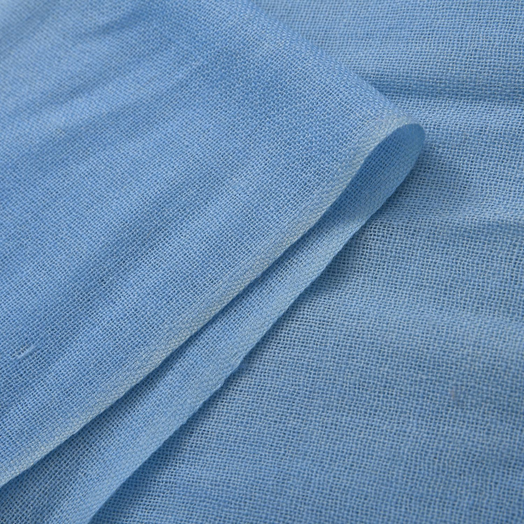 100% Merino Woll-Schal mit Quasten, 70x180cm, Mehrfarbig