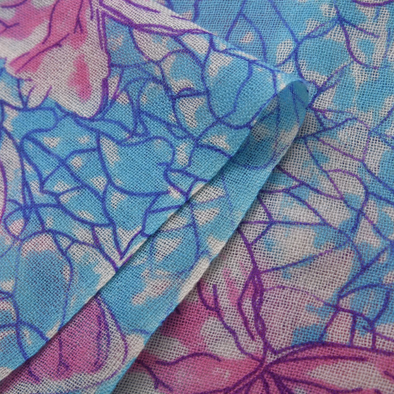 100% Merino Woll-Schal mit Quasten, 70x180cm, Mehrfarbig
