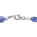 Tansanit Armband, 18.5 cm, ca. 50.00 ct