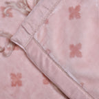 Wolkenweiche Decke mit floralem Muster, 200x230cm, beige