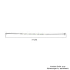 Natürliches, äthiopisches Welo Opal Armband, ca. 19 cm, 925 Silber platiniert ca. 0.97 ct