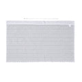 Gardinen mit verstellbarer Metallstange, gestrickter Stoff, 145x90cm, gewebt, kleine Blumen