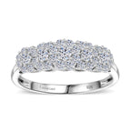 LUXURIANT DIAMOND- Cluster Duo: SI-GH Labor-Diamant-Ohrringe & Ring