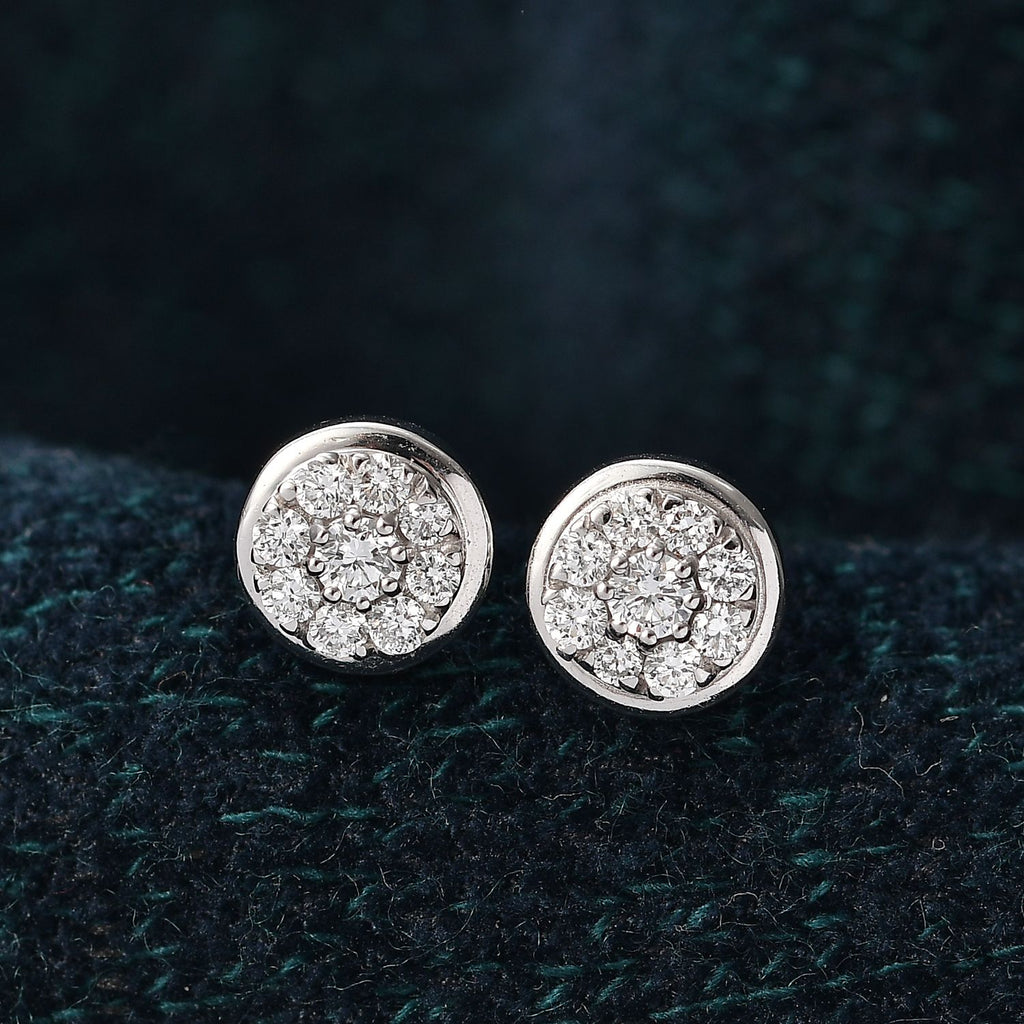 LUXURIANT DIAMOND- Cluster Duo: SI-GH Labor-Diamant-Ohrringe & Ring