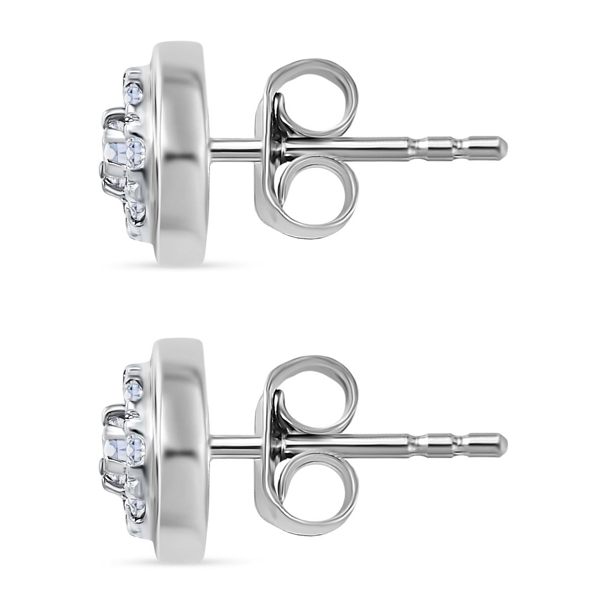 LUXURIANT DIAMOND- Cluster Duo: SI-GH Labor-Diamant-Ohrringe & Ring
