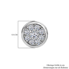 LUXURIANT DIAMOND- Cluster Duo: SI-GH Labor-Diamant-Ohrringe & Ring