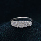 LUXURIANT DIAMOND- Cluster Duo: SI-GH Labor-Diamant-Ohrringe & Ring