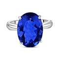 Farbwechsel Fluorit-Ring, 925 Silber rhodiniert (Größe 16.00) ca. 14,55 ct