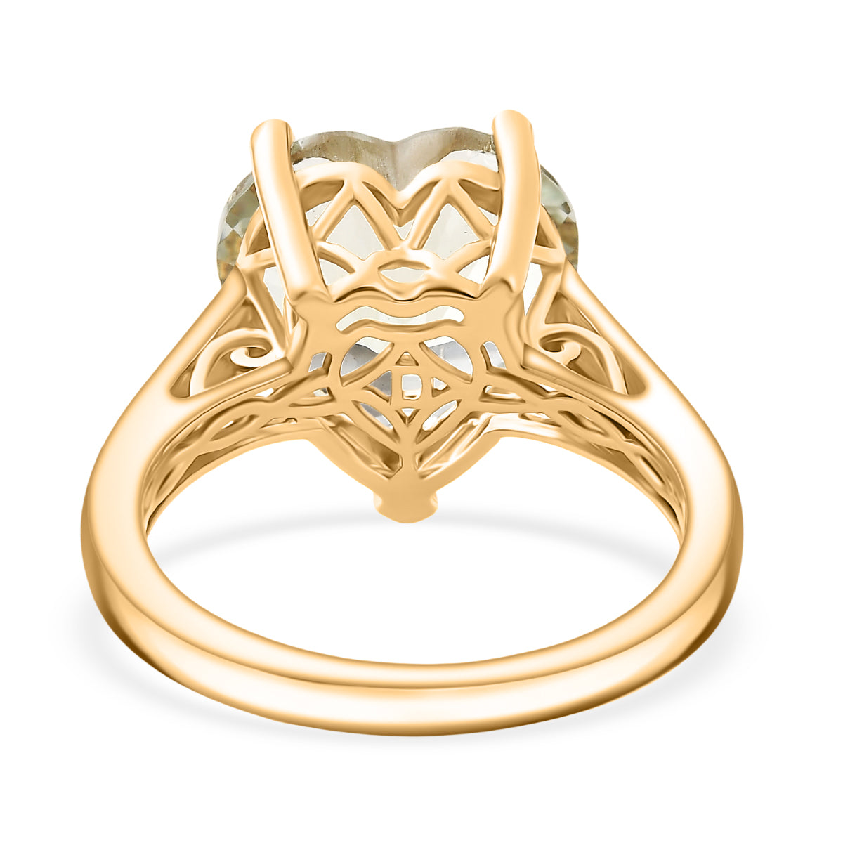 D'Joy AA Prasiolith Ring und Anhänger mit 50cm Kette