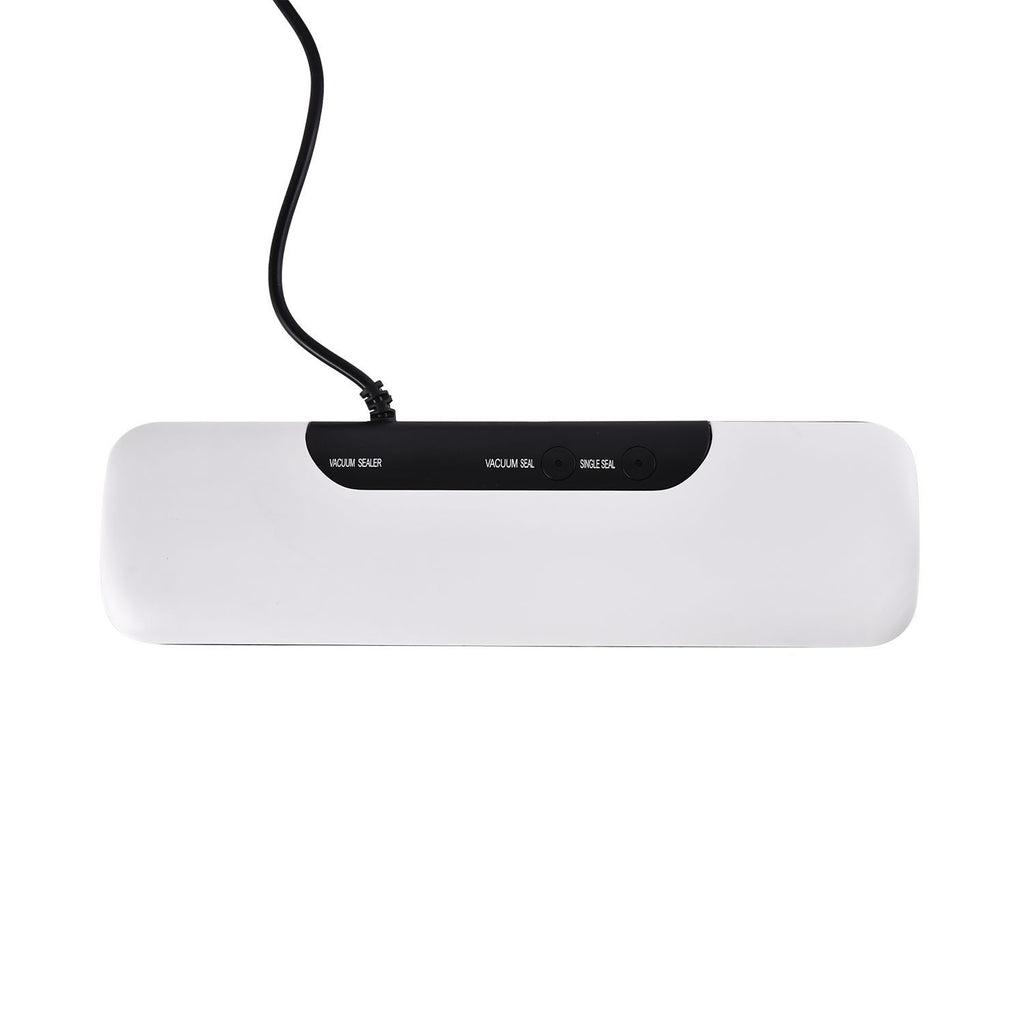 HOMESMART - Vakuumverpackungsmaschine, inkl. 30 Beutel und 6m Rolle, 37,5x18,5x8,5 cm, weiß