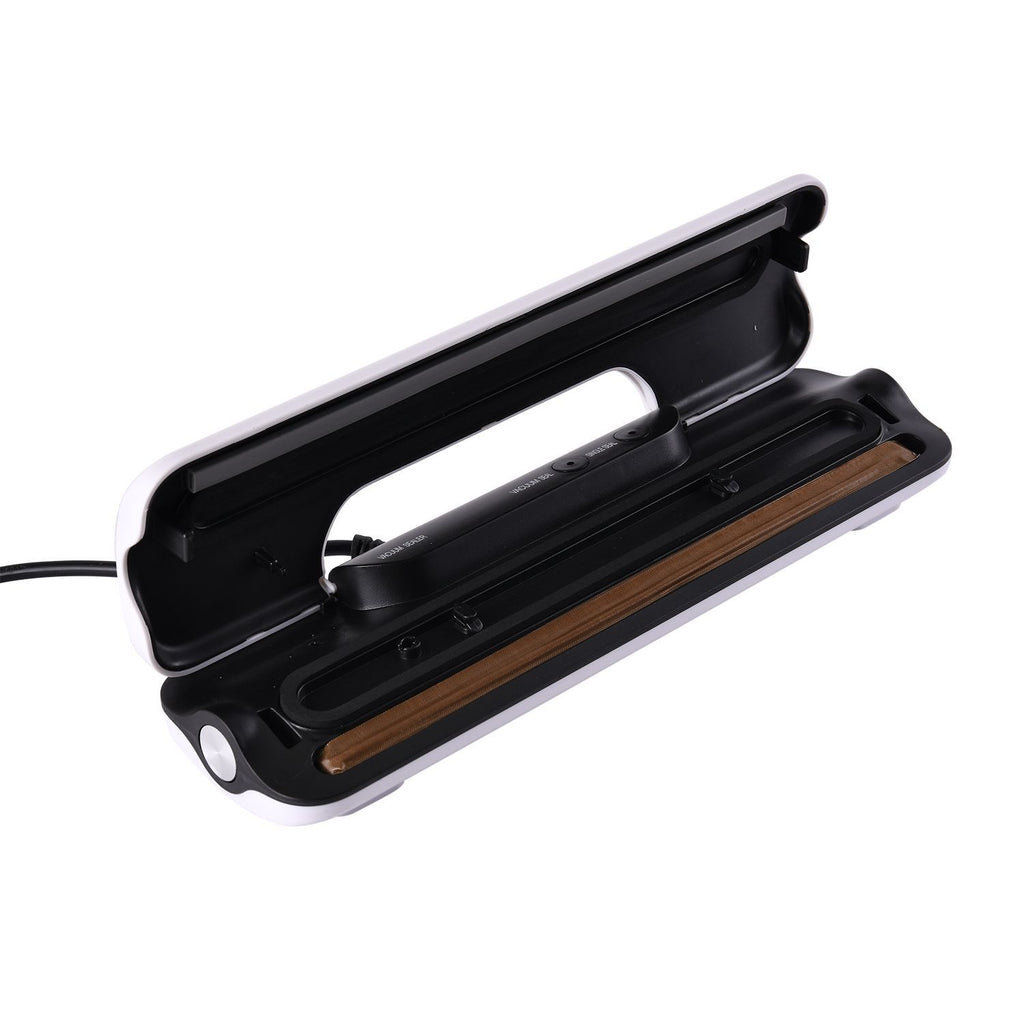 HOMESMART - Vakuumverpackungsmaschine, inkl. 30 Beutel und 6m Rolle, 37,5x18,5x8,5 cm, weiß