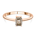 Natürlicher Champagner Diamant-Ring, P1 SGL zertifiziert, 585 Roségold (Größe 16.00) ca. 0.50 ct