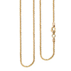 Funkelkette, ca. 50 cm, 375 Gold ca. 2,80g