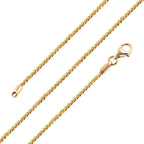 Funkelkette, ca. 50 cm, 375 Gold ca. 2,80g