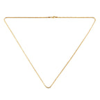 Funkelkette, ca. 50 cm, 375 Gold ca. 2,80g