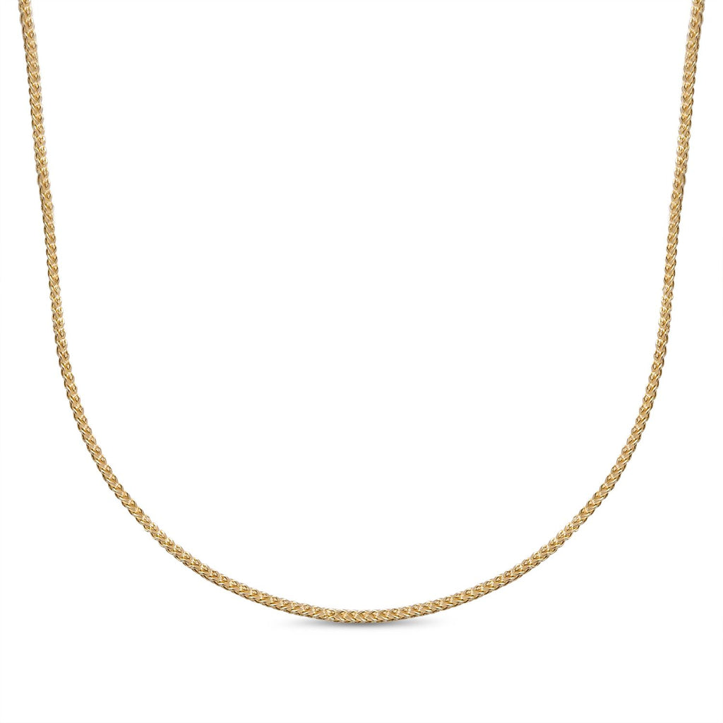Franko-Halskette, ca. 50 cm, 375 Gold ca. 13,85g