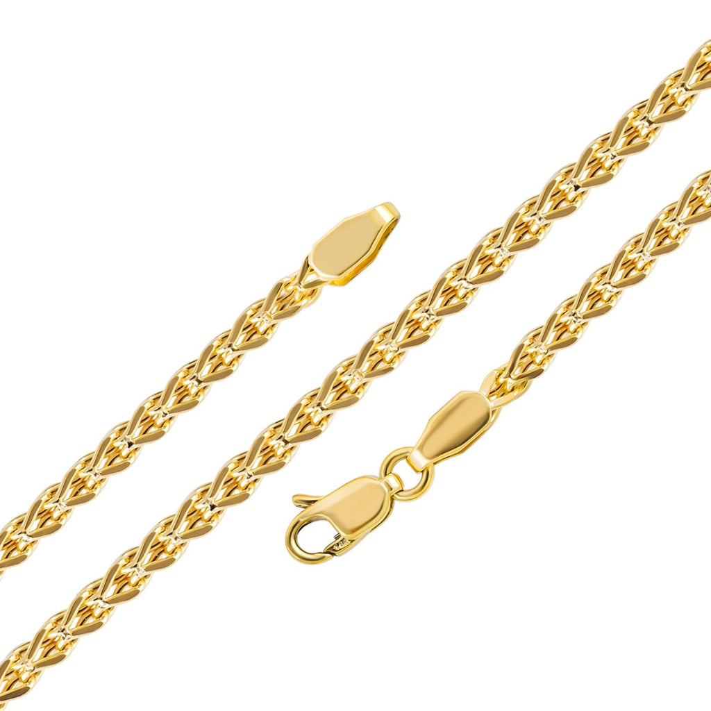 Franco Halskette, ca. 50 cm, 585 Gold ca. 3,37g