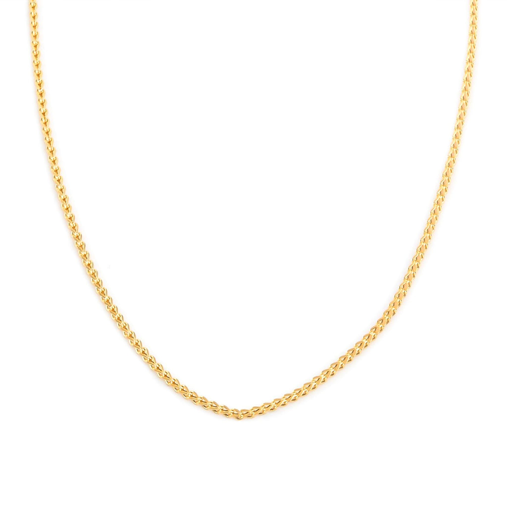 Franco Halskette, ca. 50 cm, 585 Gold ca. 3,37g