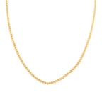 Franco Halskette, ca. 50 cm, 585 Gold ca. 3,37g