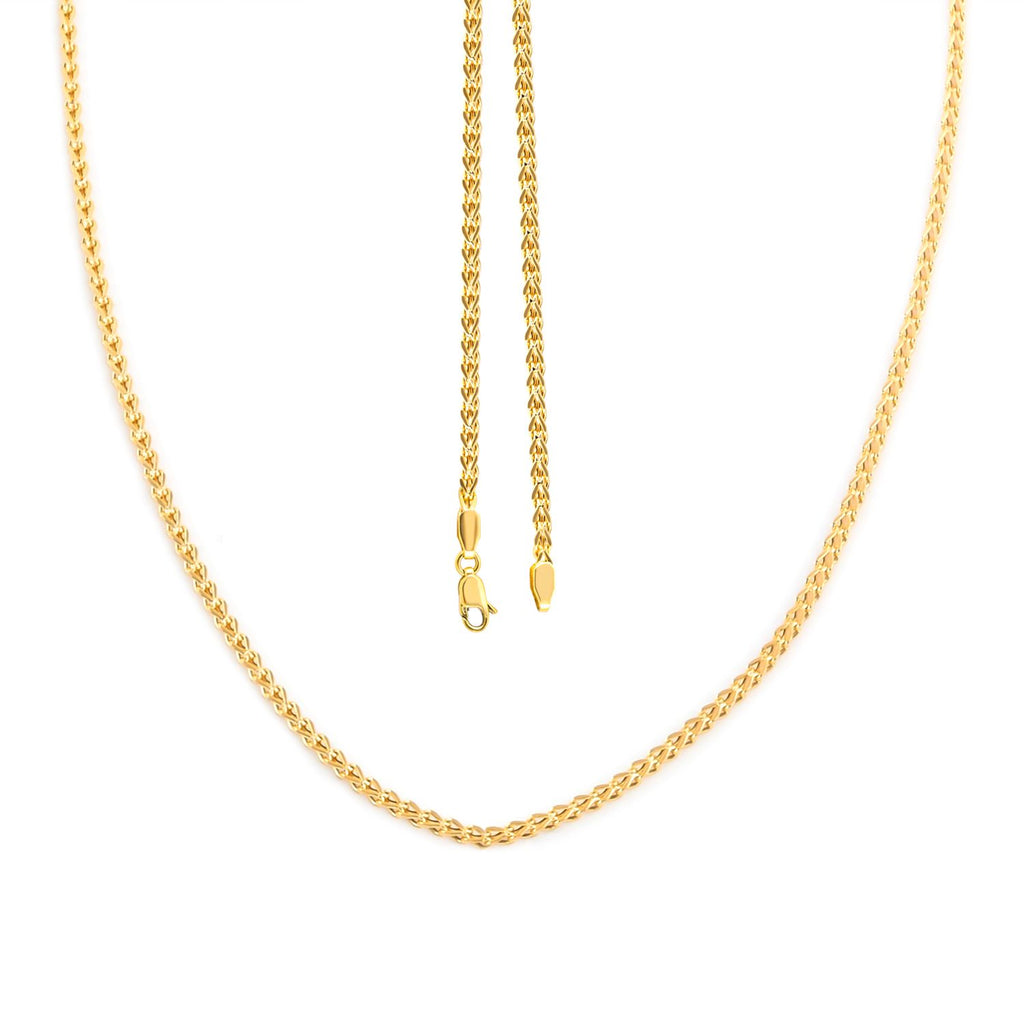 Franco Halskette, ca. 50 cm, 585 Gold ca. 3,37g