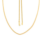 Franco Halskette, ca. 50 cm, 585 Gold ca. 3,37g