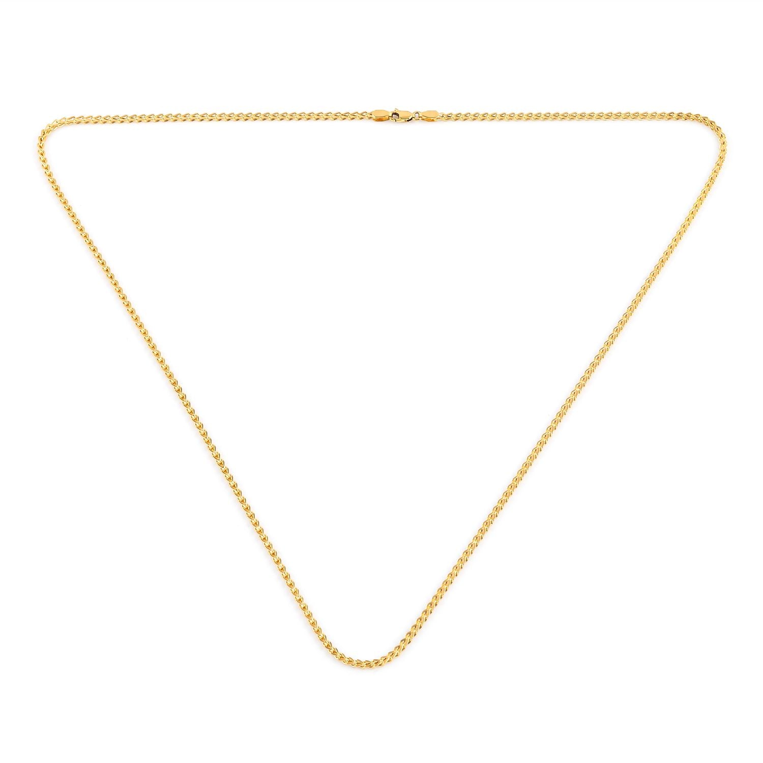 Franco Halskette, ca. 50 cm, 585 Gold ca. 3,37g