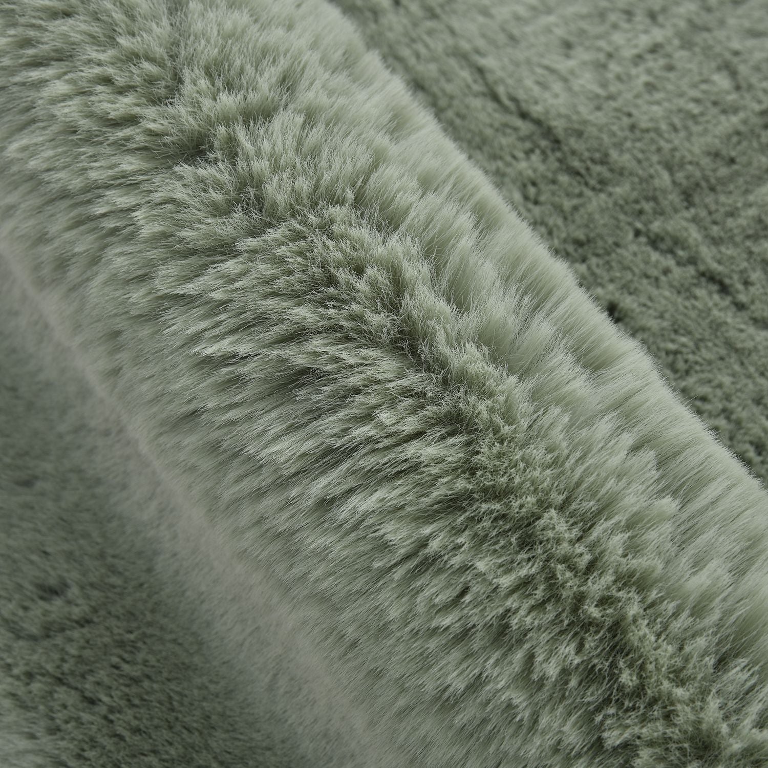 Luxury Edition: Supersoft Kunstfell Teppich, 60x90 cm, 1200 GSM, Blaugrün