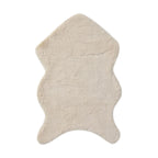 Luxury Edition: Supersoft Kunstfell Teppich, 60x90 cm, 1200 GSM, Elfenbein