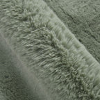 Luxury Edition: Supersoft Kunstfell Teppich, 100x180 cm, 1200 GSM, Blaugrün