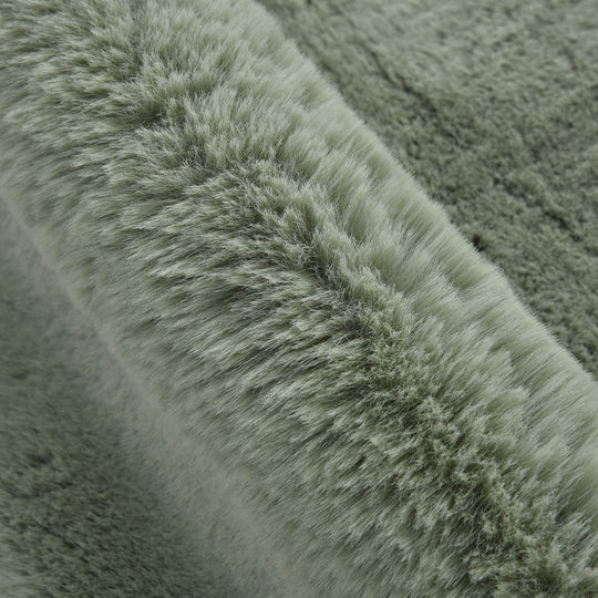 Luxury Edition: Supersoft Kunstfell Teppich, 100x180 cm, 1200 GSM, Blaugrün
