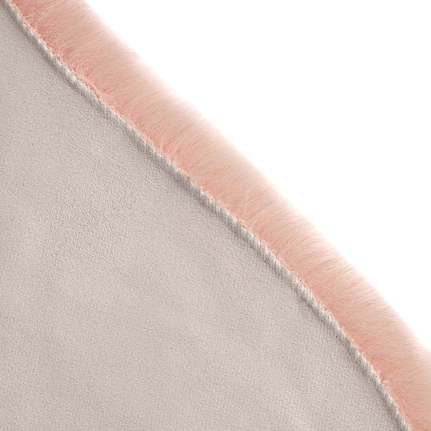 Luxury Edition: Kunstfell Teppich, 100x180cm, 1200 GSM, Altrosa