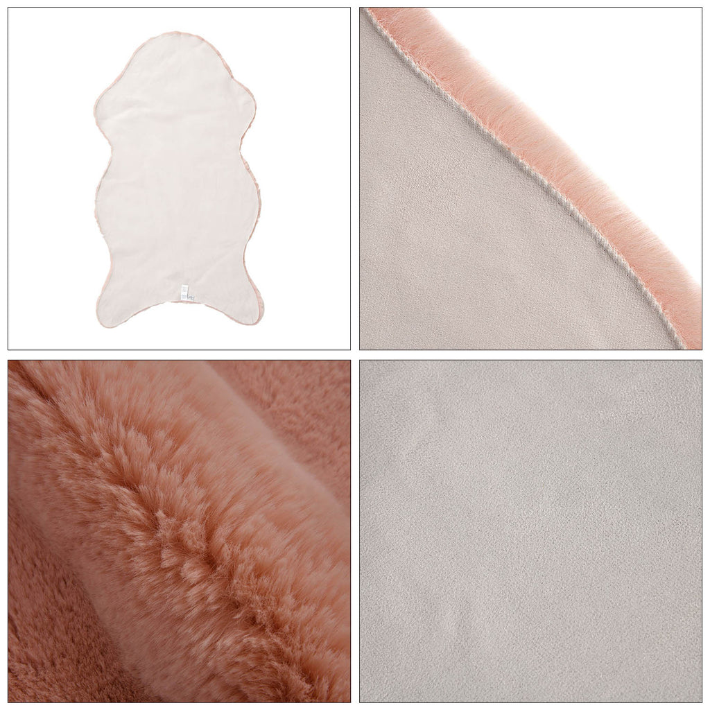 Luxury Edition: Supersoft Kunstfell Teppich, 160x230 cm, 1200 GSM, Rosa