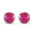 Afrikanische Rubin-Ohrstecker, 925 Silber ca. 1,60 ct