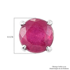 Afrikanische Rubin-Ohrstecker, 925 Silber ca. 1,60 ct