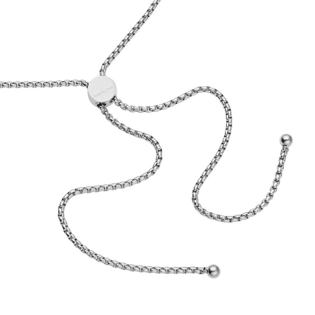 Seidige Fischgräten-Gliederkette, ca. 45 cm, reiner Edelstahl ca. 20,20g